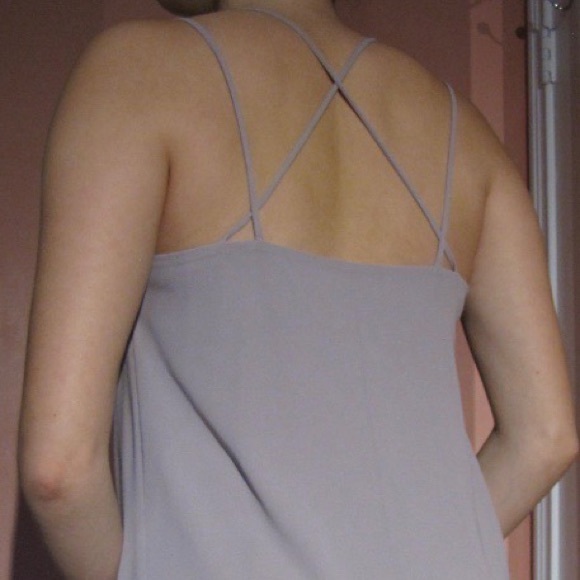 LILAC PURPLE SLIP DRESS - Picture 3 of 4